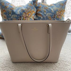 Kate Spade Zip Top Leather Tote